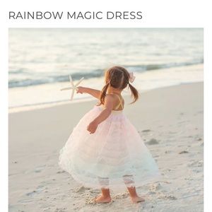 Ele story Magic Rainbow Dress size 6-7